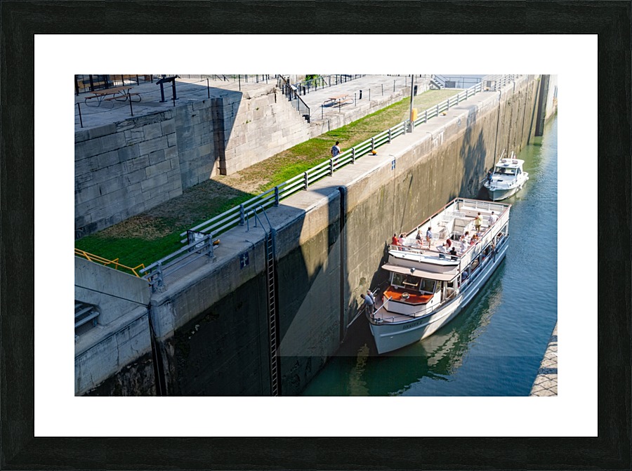 in lock Picture Frame print