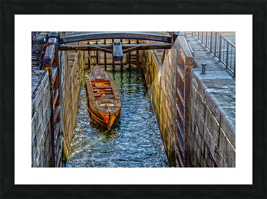 Restored Lock Picture Frame print