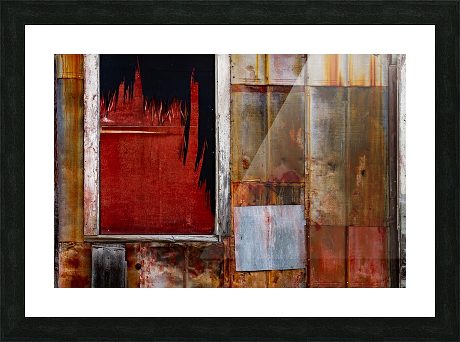 abandoned Picture Frame print