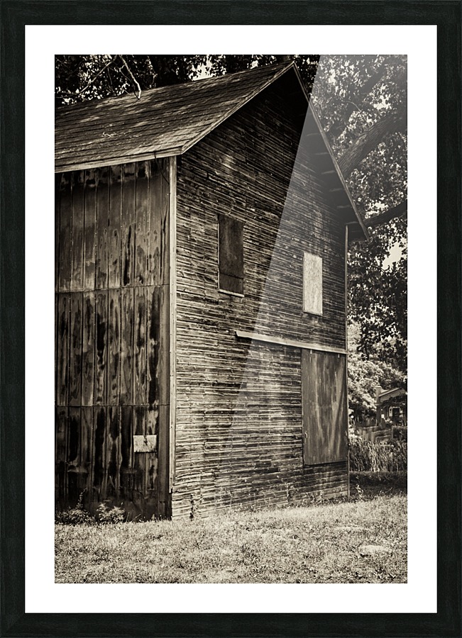 storage in BW Picture Frame print