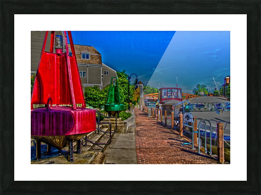 Stop Over Picture Frame print