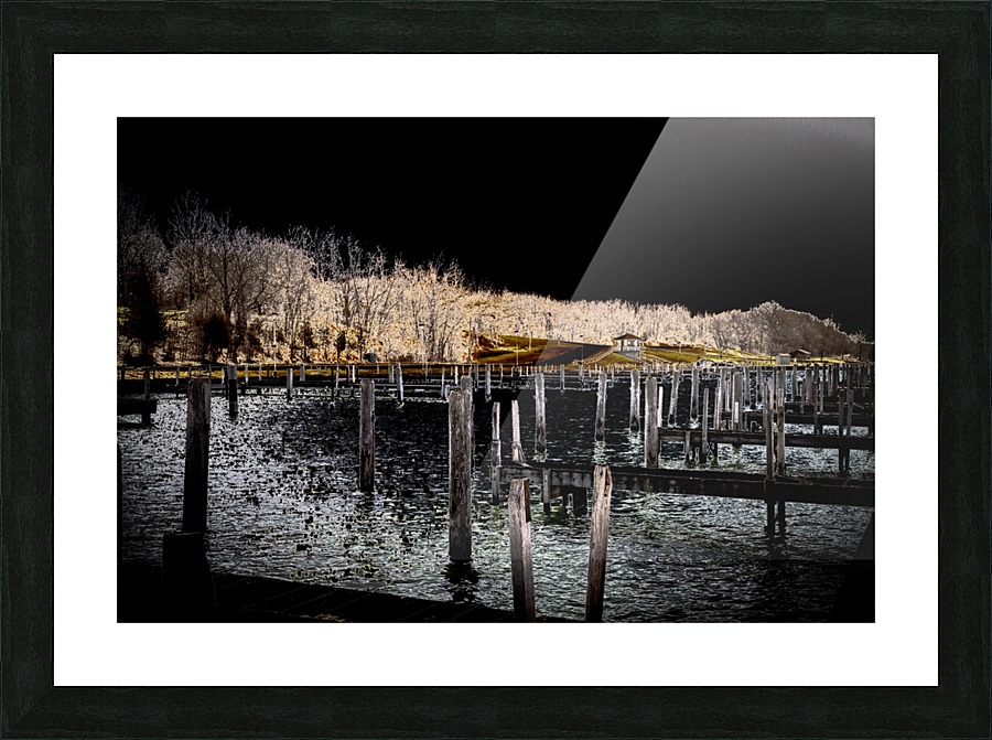 Sampson Boat Docks Picture Frame print