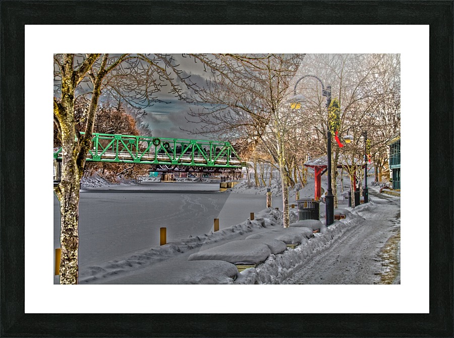 Bridge Picture Frame print