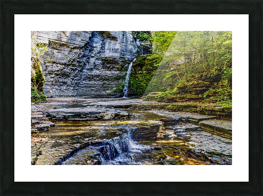 Eagle Cliff Falls Picture Frame print
