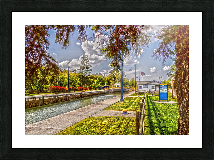 Lock 33 Park Picture Frame print