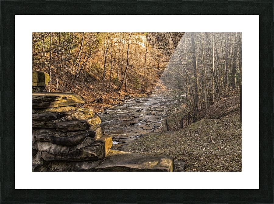 Stoney Brook Falls 2 Picture Frame print