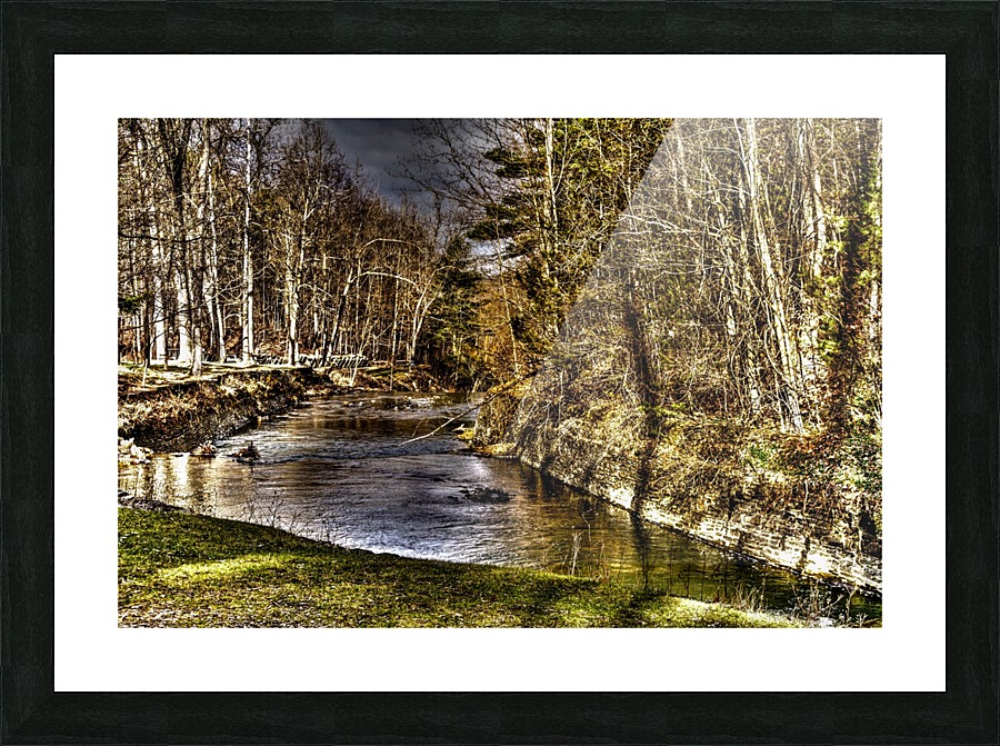 Stoney Brook Falls Picture Frame print