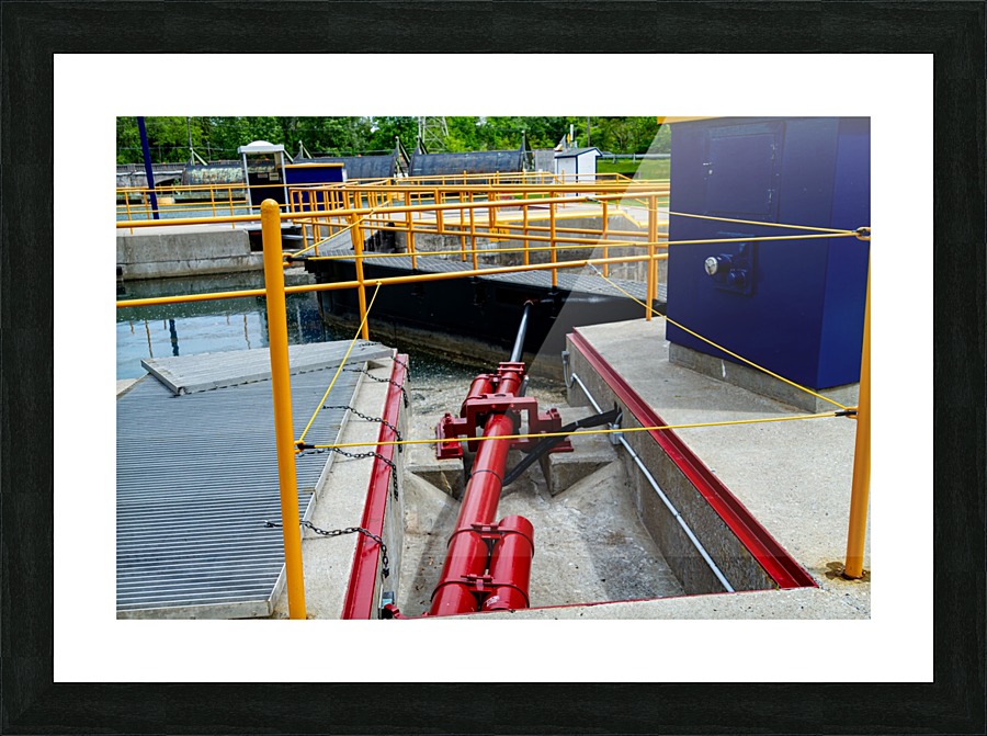 Cayuga Seneca Canal 6 Picture Frame print