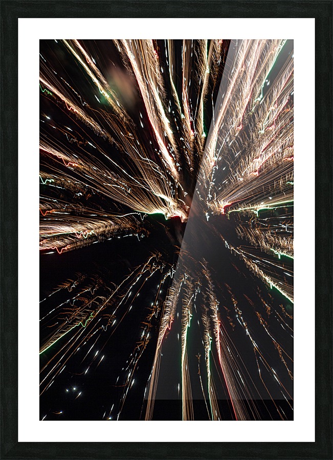Rocket trails Picture Frame print