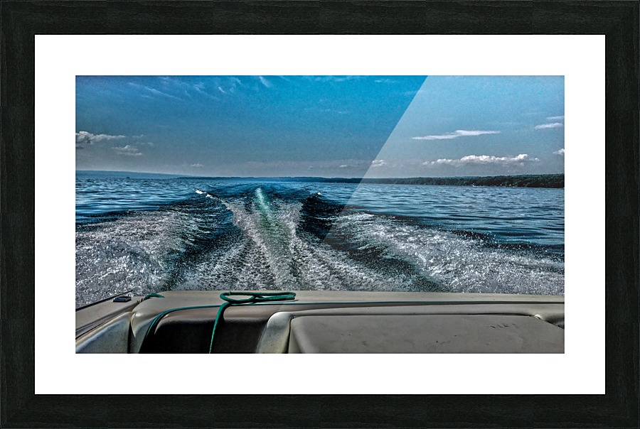 The Wake Picture Frame print