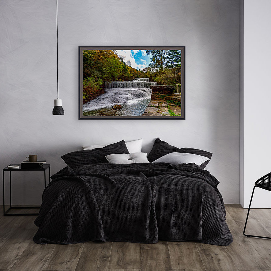 Cascade Mills Waterfall  Reproduction