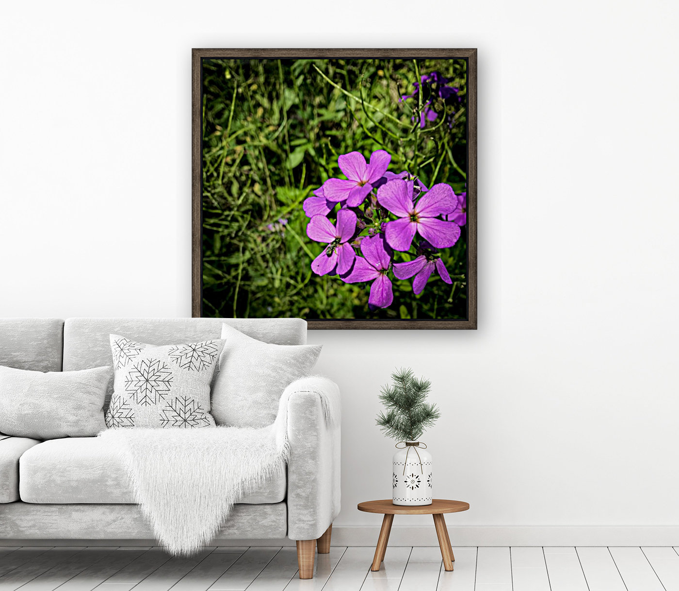 Purple wildflowers  Reproduction