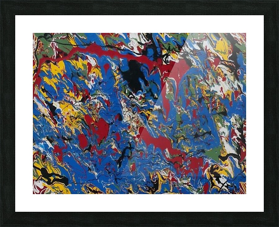Man Evolving Picture Frame print