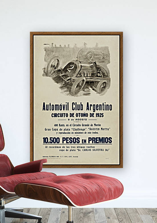 Argentina-circuito-de-otono-gran-copa-de-plata-challenge-automobile-club-argentino-de-1925 by RacingCarsPosters