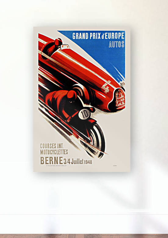 Berne Grand Prix d’Europe Autos 1948 by RacingCarsPosters