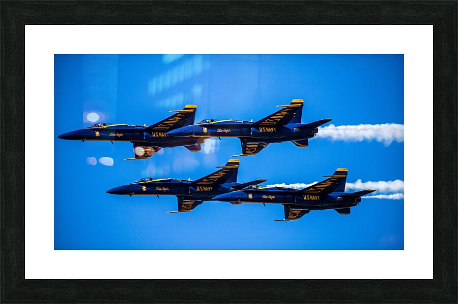 Blue Angels Flyby Picture Frame Printing
