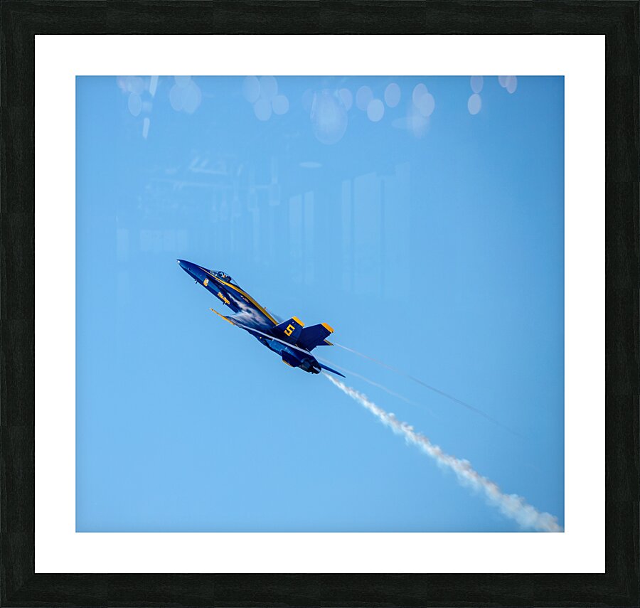 Blue Angel Pullup Picture Frame Printing
