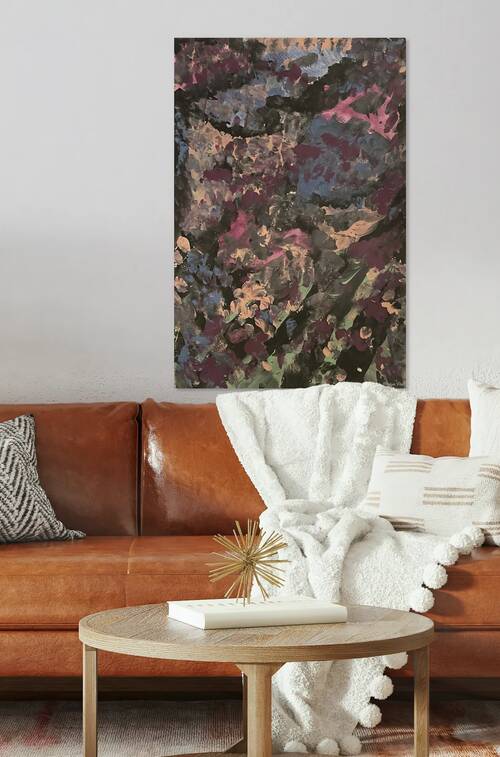 Abstract Forms Acrylic Painting- Tapestry by Abstract Essentials