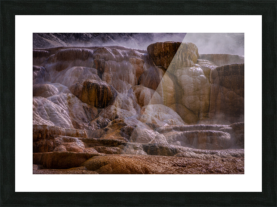 Mammoth Hot Springs Picture Frame print
