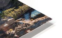 Tower Fall in Yellowstone. HD Metal print