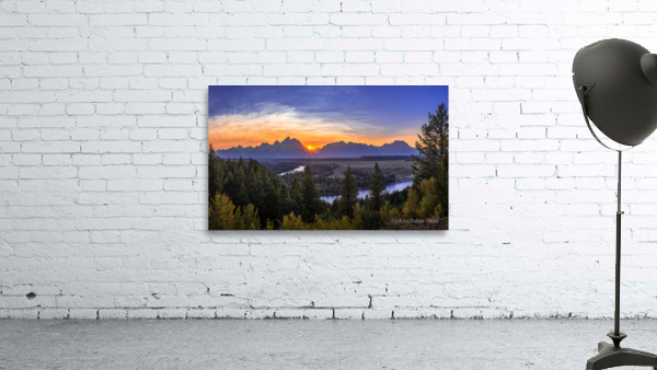 Snake River or Ansel Adams Overlook. Wall Preview