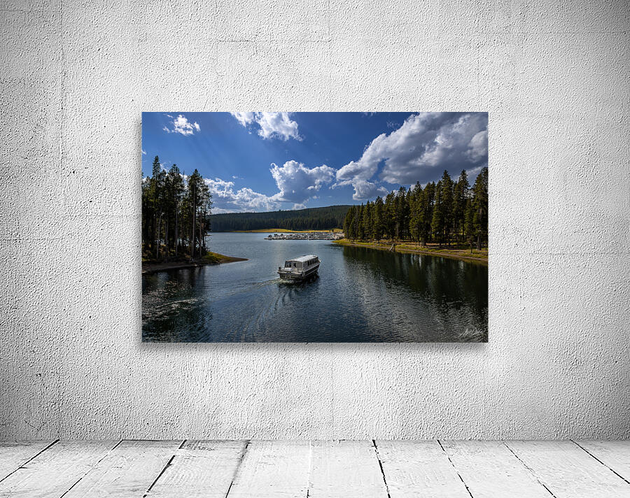 Bridge Bay Marina in Yellowstone. Wall Preview