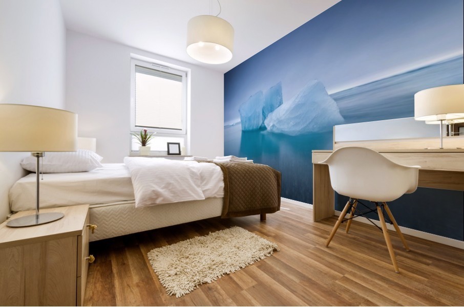 Icebergs Mural print