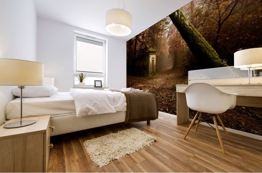 The enchanted trail Mural print