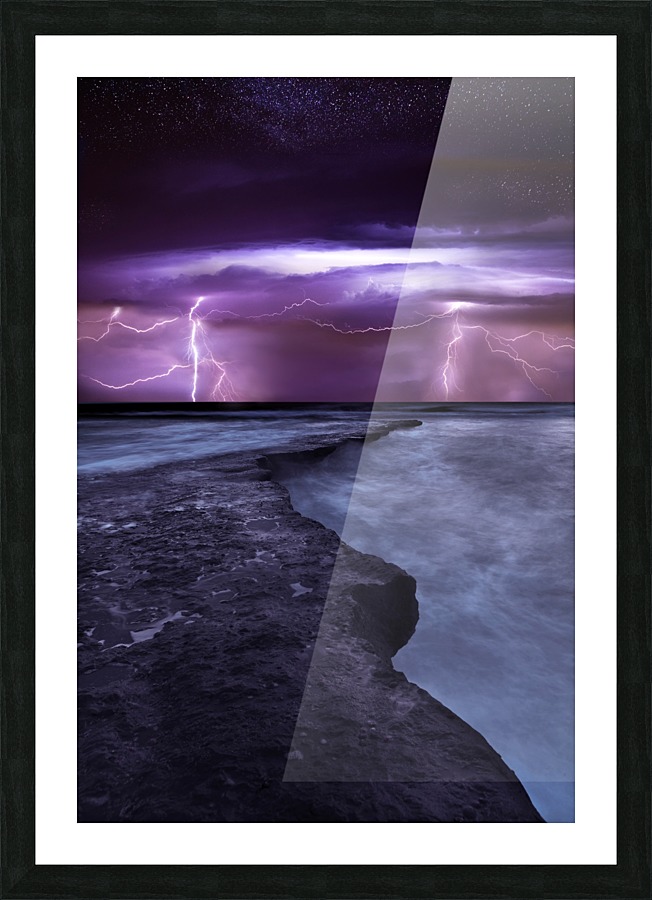 Light symphony Picture Frame print