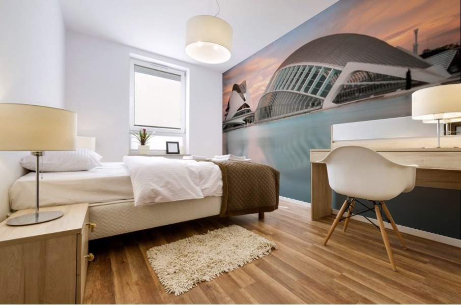 Floating City Mural print