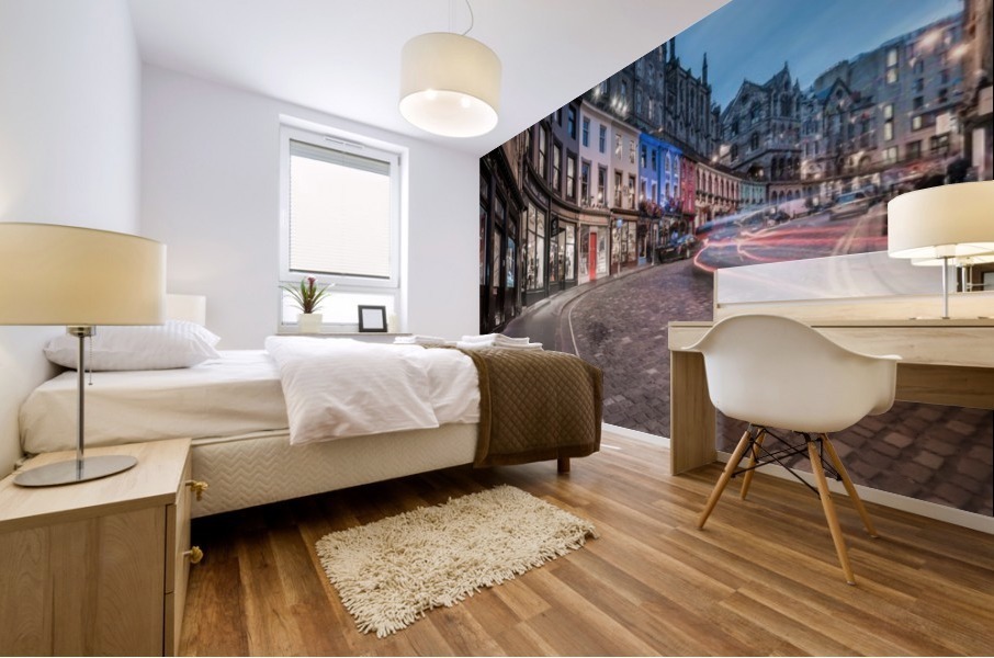 Round the Bend Mural print