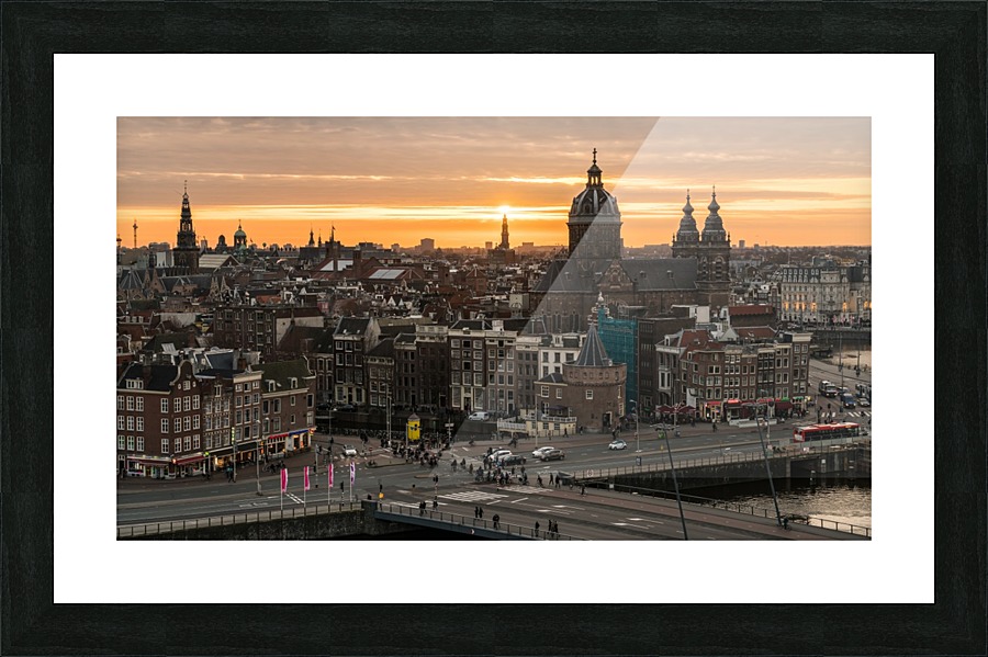 Amsterdam Skyline Picture Frame print