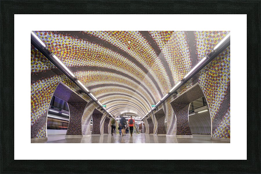 Going Underground Picture Frame print