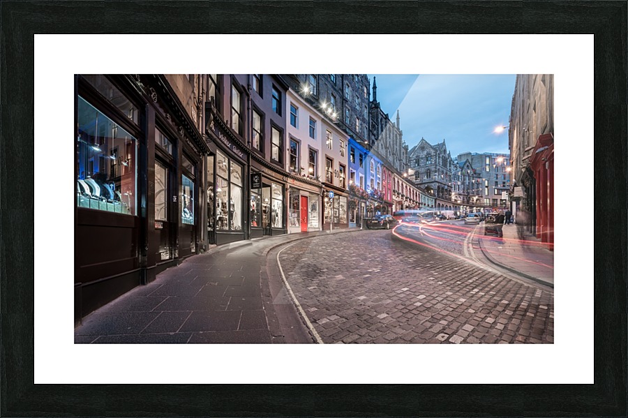 Round the Bend Picture Frame print