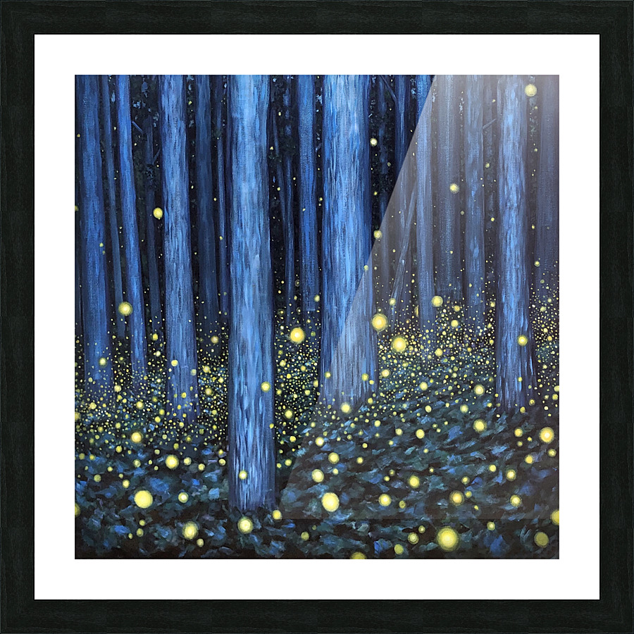 Blue Mystic Picture Frame print