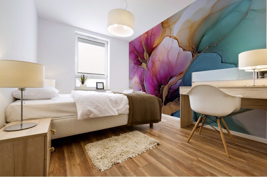ORGANIC FLOW 4 Mural print