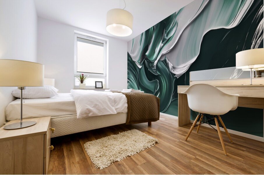 ORGANIC FLOW 8 Mural print