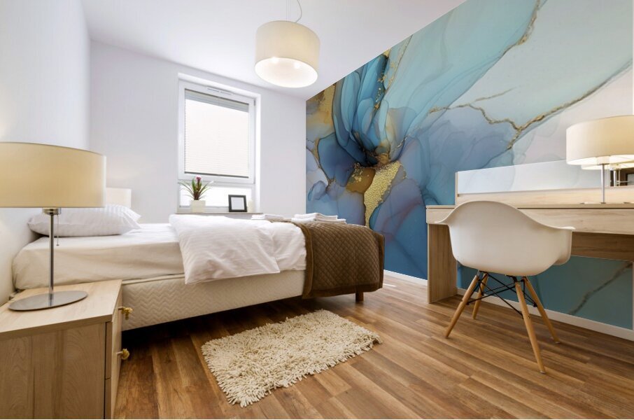 ORGANIC FLOW 9 Mural print