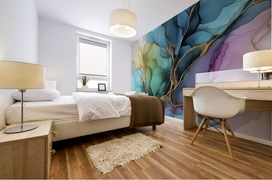 ORGANIC FLOW 52 Mural print