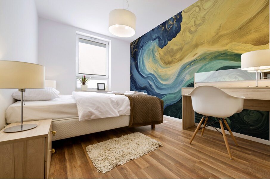 ORGANIC FLOW 7 Mural print
