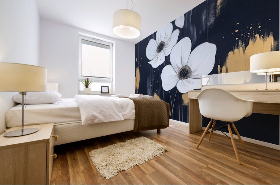 FLORAL 1 Mural print