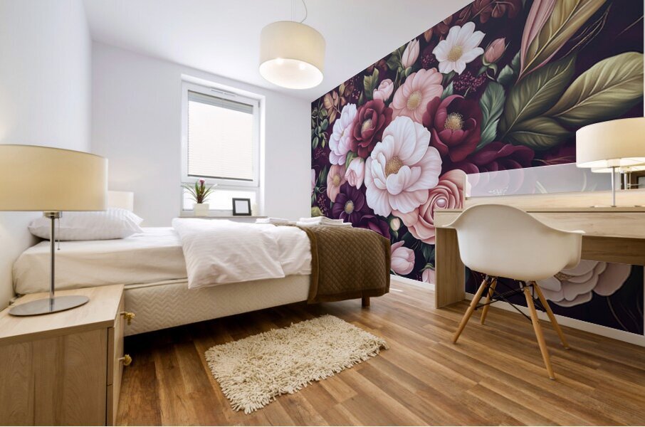 FLORAL 2 Mural print