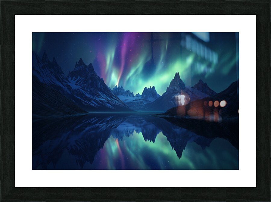 Frozen Light  I Modern Wall Art I Abstract Floral Minimalist Prints I Premium Canvas  Acrylic Framed  Metal Art for Home & Office Decor Picture Frame print