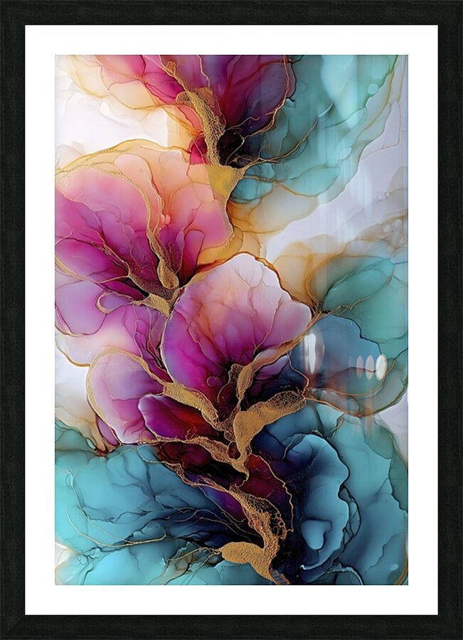 ORGANIC FLOW 4 Picture Frame print