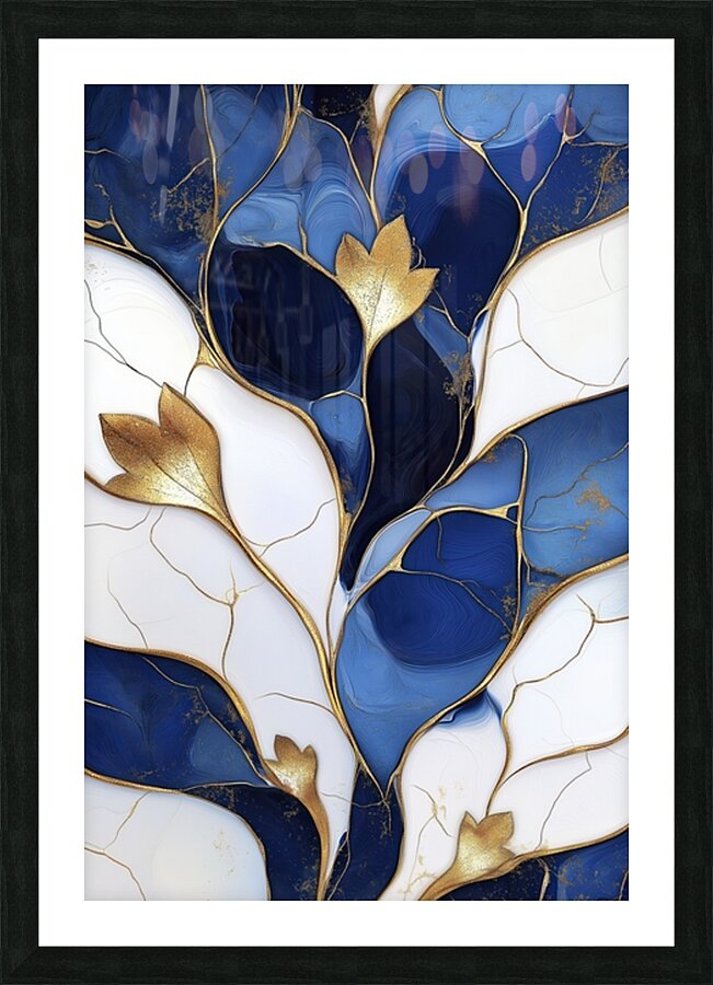 ORGANIC FLOW 5 Picture Frame print