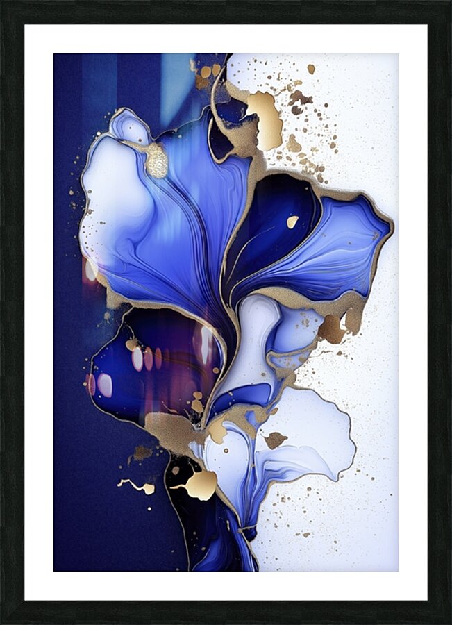 ORGANIC FLOW 7 Picture Frame print