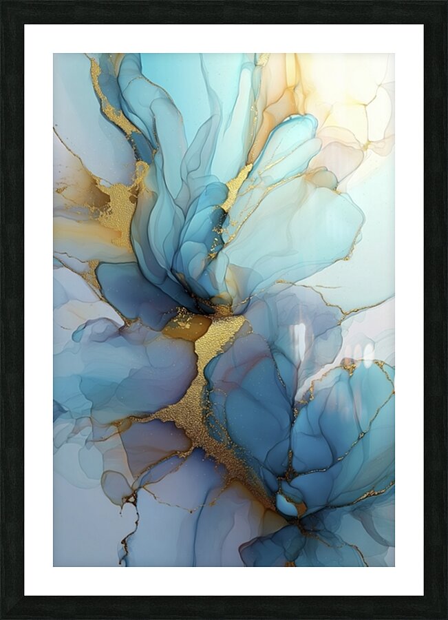 ORGANIC FLOW 9 Picture Frame print
