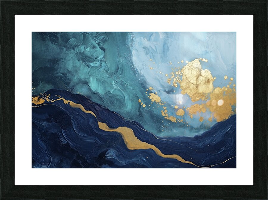 ORGANIC FLOW 10 Picture Frame print