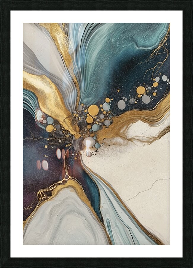 ORGANIC FLOW 13 Picture Frame print