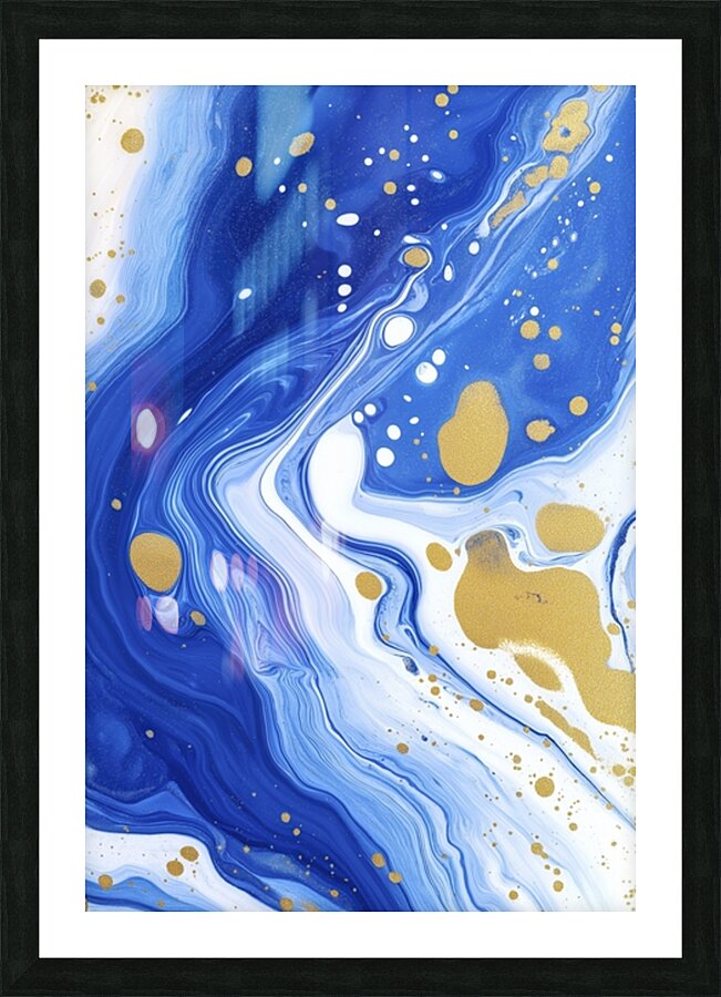 ORGANIC FLOW 14 Picture Frame print